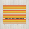 Throw Blanket Braniff End of the Plain Plane Alexander Girard Stripe 1965