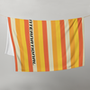 Throw Blanket Braniff End of the Plain Plane Alexander Girard Stripe 1965