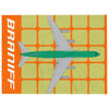 Blanket Braniff McDonnell Douglas DC-8-62 Green Two Tone 1971