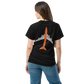 T-Shirt Shirt Short Sleeve by Gildan Men's Women's Braniff Boeing 747 Crew Logo with Jumbo Jet on Shirt Back