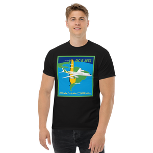 T-Shirt Shirt Short Sleeve Gildan Unisex Braniff Panagra McDonnell Douglas DC-8-62 Concept