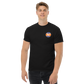 T-Shirt Shirt Short Sleeve by Gildan Men's Women's Braniff Boeing 747 Crew Logo with Jumbo Jet on Shirt Back