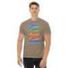 T-Shirt Basic Short Sleeve Mens Womens Braniff Boeing 727 Takeoff with Flying Colors 1971 Two Tone