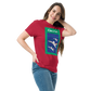 T-Shirt Shirt Short Sleeve by Gildan Men's Women's Braniff Concorde SST Inflight