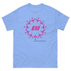 T-Shirt Basic Short Sleeve Mens Womens Braniff Circle of Boeing 707 Pink