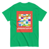 T-Shirt Shirt Short Sleeve by Gildan Unisex Braniff McDonnell Douglas DC-8-62 1967 Solid Color Scheme