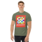 T-Shirt Shirt Short Sleeve by Gildan Unisex Braniff McDonnell Douglas DC-8-62 1967 Solid Color Scheme