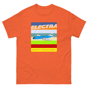 T-Shirt Shirt Short Sleeve by Gildan Men's Women's Braniff Lockheed L-188 Electra 1967 Solid Scheme