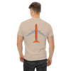 T-Shirt Shirt Short Sleeve by Gildan Men's Women's Braniff Boeing 747 Crew Logo with Jumbo Jet on Shirt Back