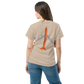 T-Shirt Shirt Short Sleeve by Gildan Men's Women's Braniff Boeing 747 Crew Logo with Jumbo Jet on Shirt Back