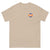 T-Shirt Shirt Short Sleeve by Gildan Men's Women's Braniff Boeing 747 Crew Logo with Jumbo Jet on Shirt Back