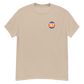 T-Shirt Shirt Short Sleeve by Gildan Men's Women's Braniff Boeing 747 Crew Logo with Jumbo Jet on Shirt Back