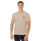 T-Shirt Shirt Short Sleeve by Gildan Men's Women's Braniff Boeing 747 Crew Logo with Jumbo Jet on Shirt Back