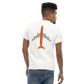 T-Shirt Shirt Short Sleeve by Gildan Men's Women's Braniff Boeing 747 Crew Logo with Jumbo Jet on Shirt Back