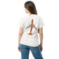 T-Shirt Shirt Short Sleeve by Gildan Men's Women's Braniff Boeing 747 Crew Logo with Jumbo Jet on Shirt Back