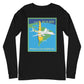 Long Sleeve Shirt Mens Womens Braniff Panagra DC-8-62 Jet Route Map 1967