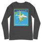 Long Sleeve Shirt Mens Womens Braniff Panagra DC-8-62 Jet Route Map 1967