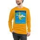 Long Sleeve Shirt Mens Womens Braniff Panagra DC-8-62 Jet Route Map 1967