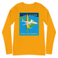 Long Sleeve Shirt Mens Womens Braniff Panagra DC-8-62 Jet Route Map 1967