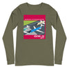 Long Sleeve Shirt Mens Womens Braniff BAC One-11 Runway Formation 1965
