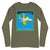 Long Sleeve Shirt Mens Womens Braniff Panagra DC-8-62 Jet Route Map 1967
