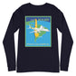 Long Sleeve Shirt Mens Womens Braniff Panagra DC-8-62 Jet Route Map 1967