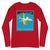 Long Sleeve Shirt Mens Womens Braniff Panagra DC-8-62 Jet Route Map 1967