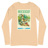 Long Sleeve Shirt Mens Womens Braniff Remastered Travel Poster Mexico Gondola 1963