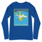 Long Sleeve Shirt Mens Womens Braniff Panagra DC-8-62 Jet Route Map 1967