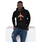 Hoodie Cotton Sweatshirt Men's Women's Braniff Boeing 747 1978 Ultra Color Scheme