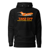 Hoodie Cotton Sweatshirt Men's Women's Braniff Boeing 727 Takeoff with Flying Colors 1971