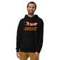 Hoodie Cotton Sweatshirt Men's Women's Braniff Boeing 727 Takeoff with Flying Colors 1971