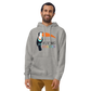 Hoodie Cotton Sweatshirt Men's Women's Braniff Toucan Flying Colors South America 1971
