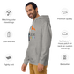 Hoodie Cotton Sweatshirt Men's Women's Braniff Toucan Flying Colors South America 1971