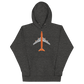 Hoodie Cotton Sweatshirt Men's Women's Braniff Boeing 747 1978 Ultra Color Scheme
