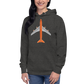 Hoodie Cotton Sweatshirt Men's Women's Braniff Boeing 747 1978 Ultra Color Scheme