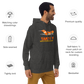 Hoodie Cotton Sweatshirt Men's Women's Braniff Boeing 727 Takeoff with Flying Colors 1971