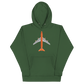 Hoodie Cotton Sweatshirt Men's Women's Braniff Boeing 747 1978 Ultra Color Scheme