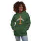 Hoodie Cotton Sweatshirt Men's Women's Braniff Boeing 747 1978 Ultra Color Scheme