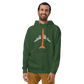 Hoodie Cotton Sweatshirt Men's Women's Braniff Boeing 747 1978 Ultra Color Scheme