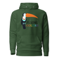 Hoodie Cotton Sweatshirt Men's Women's Braniff Toucan Flying Colors South America 1971