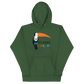 Hoodie Cotton Sweatshirt Men's Women's Braniff Toucan Flying Colors South America 1971