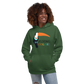 Hoodie Cotton Sweatshirt Men's Women's Braniff Toucan Flying Colors South America 1971