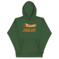 Hoodie Cotton Sweatshirt Men's Women's Braniff Boeing 727 Takeoff with Flying Colors 1971