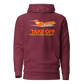 Hoodie Cotton Sweatshirt Men's Women's Braniff Boeing 727 Takeoff with Flying Colors 1971