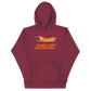 Hoodie Cotton Sweatshirt Men's Women's Braniff Boeing 727 Takeoff with Flying Colors 1971