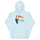 Hoodie Cotton Sweatshirt Men's Women's Braniff Toucan Flying Colors South America 1971