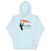 Hoodie Cotton Sweatshirt Men's Women's Braniff Toucan Flying Colors South America 1971