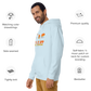 Hoodie Cotton Sweatshirt Men's Women's Braniff Boeing 727 Takeoff with Flying Colors 1971
