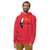 Hoodie Cotton Sweatshirt Men's Women's Braniff Toucan Flying Colors South America 1971